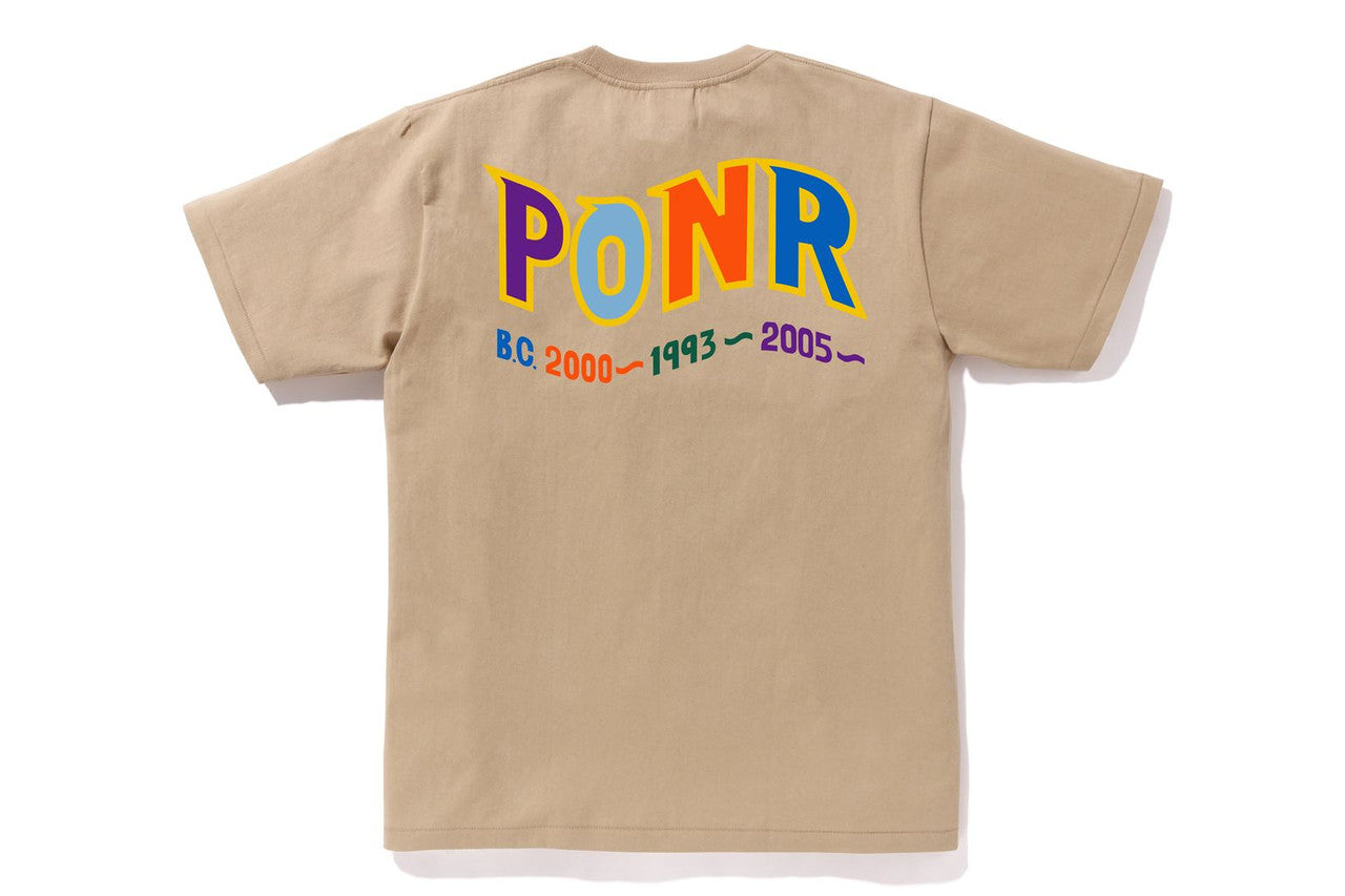 BAPE Colors Shark PONR Tee Beige