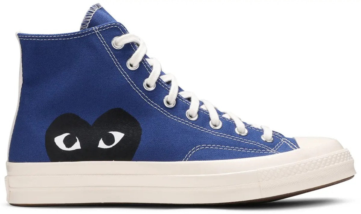 Converse Chuck Taylor All Star 70 Hi Comme des Garcons PLAY Blue Quartz