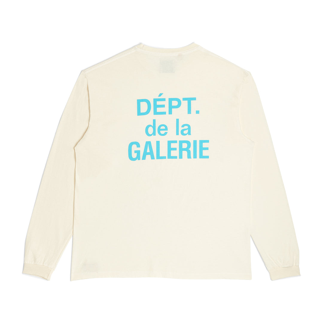 Gallery Dept. DEPT DE LA GALERIE L/S POCKET TEE Cream