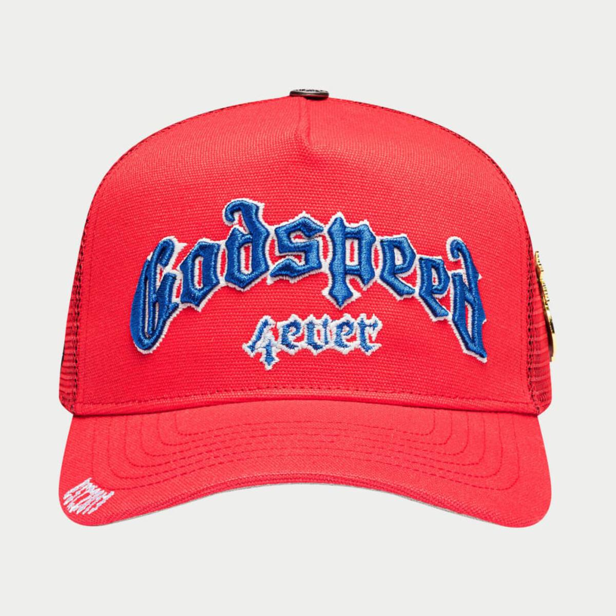 Godspeed GS Forever Trucker Hat Red/Blue