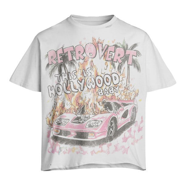 Retrovert Pink Hollywood Tee