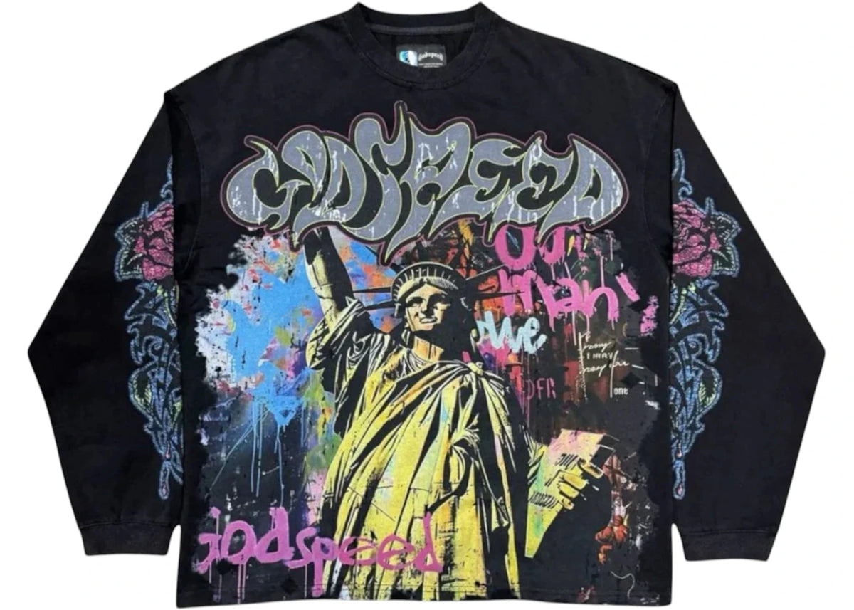 Godspeed Vandal LS Thermal Top Black Wash