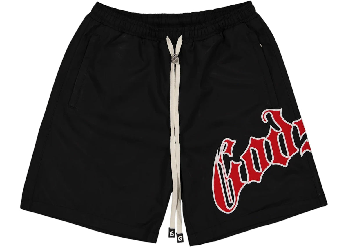 Godspeed OG Logo Nylon Shorts Bred