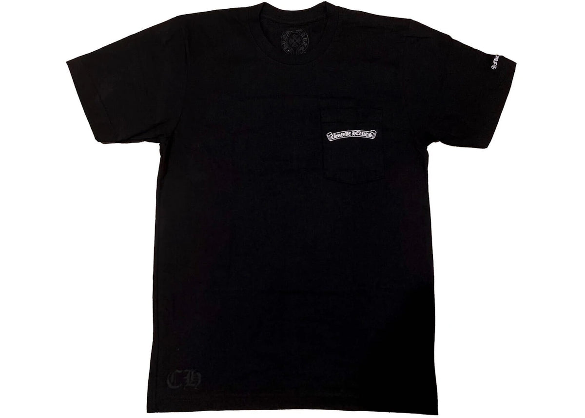 Chrome Hearts Scroll Logo T-Shirt Black