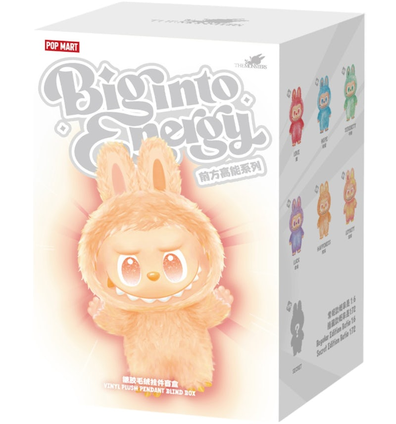 Pop Mart Labubu The Monsters Big into Energy Series Vinyl Plush Pendant Single Blind Box