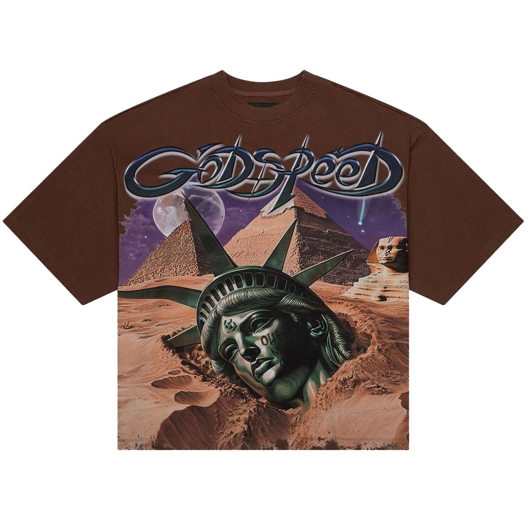 Godspeed Mother Cairo Tee Mocha