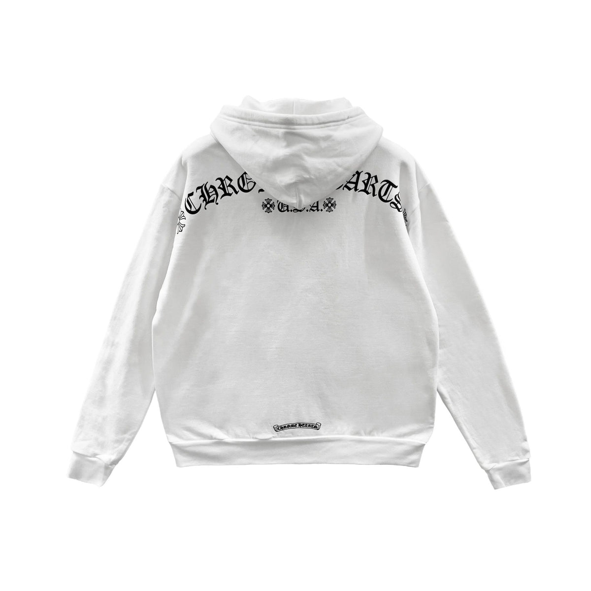 Chrome Hearts USA White Zip Up Hoodie