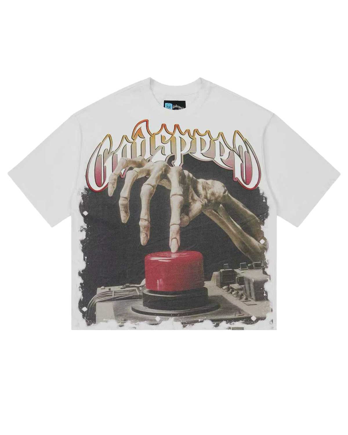 Godspeed Code Red Tee Snow