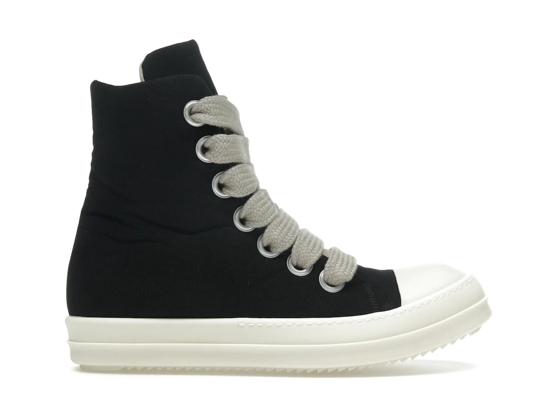 Rick Owens DRKSHDW Hollywood Jumbo Lace Puffer High Top Black Milk
