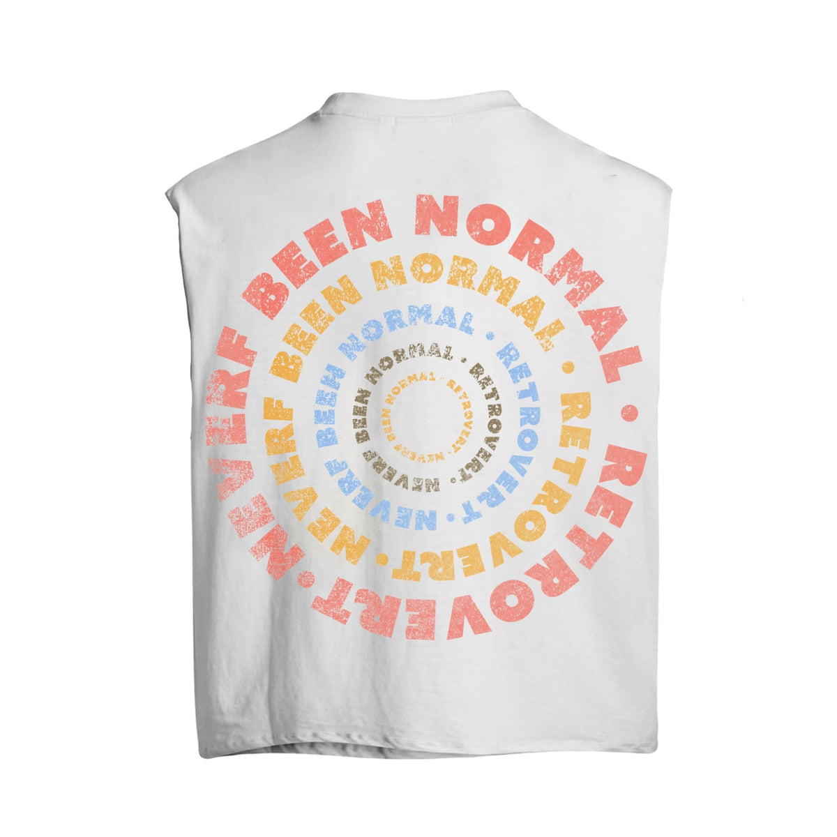 Retrovert Sun Tongue Tee Cut-Off