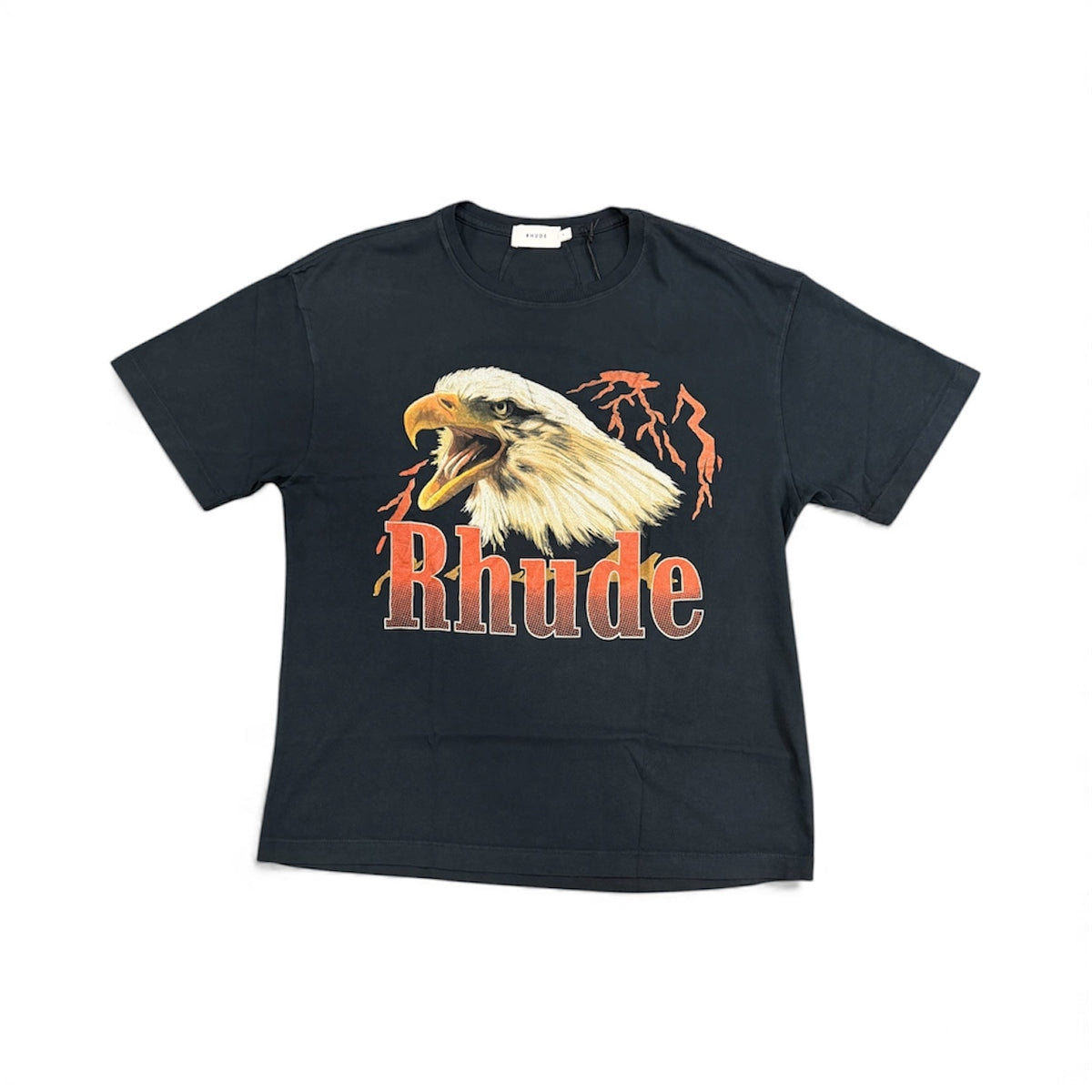 Rhude Vintage Eagle Tee Black
