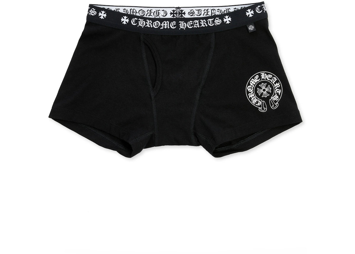 Chrome Hearts Boxer Brief Shorts Black/White