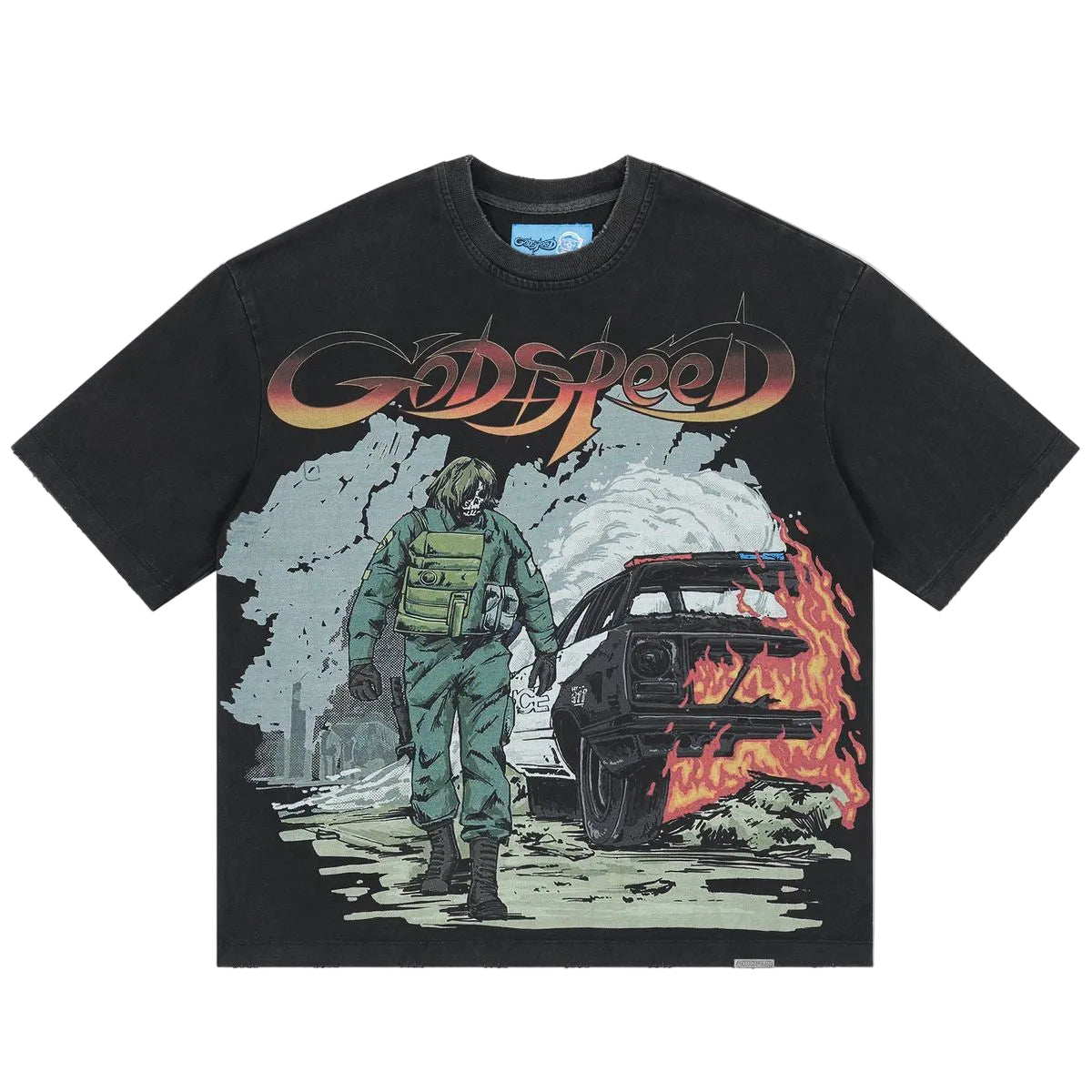 Godspeed Khaos Tee Black