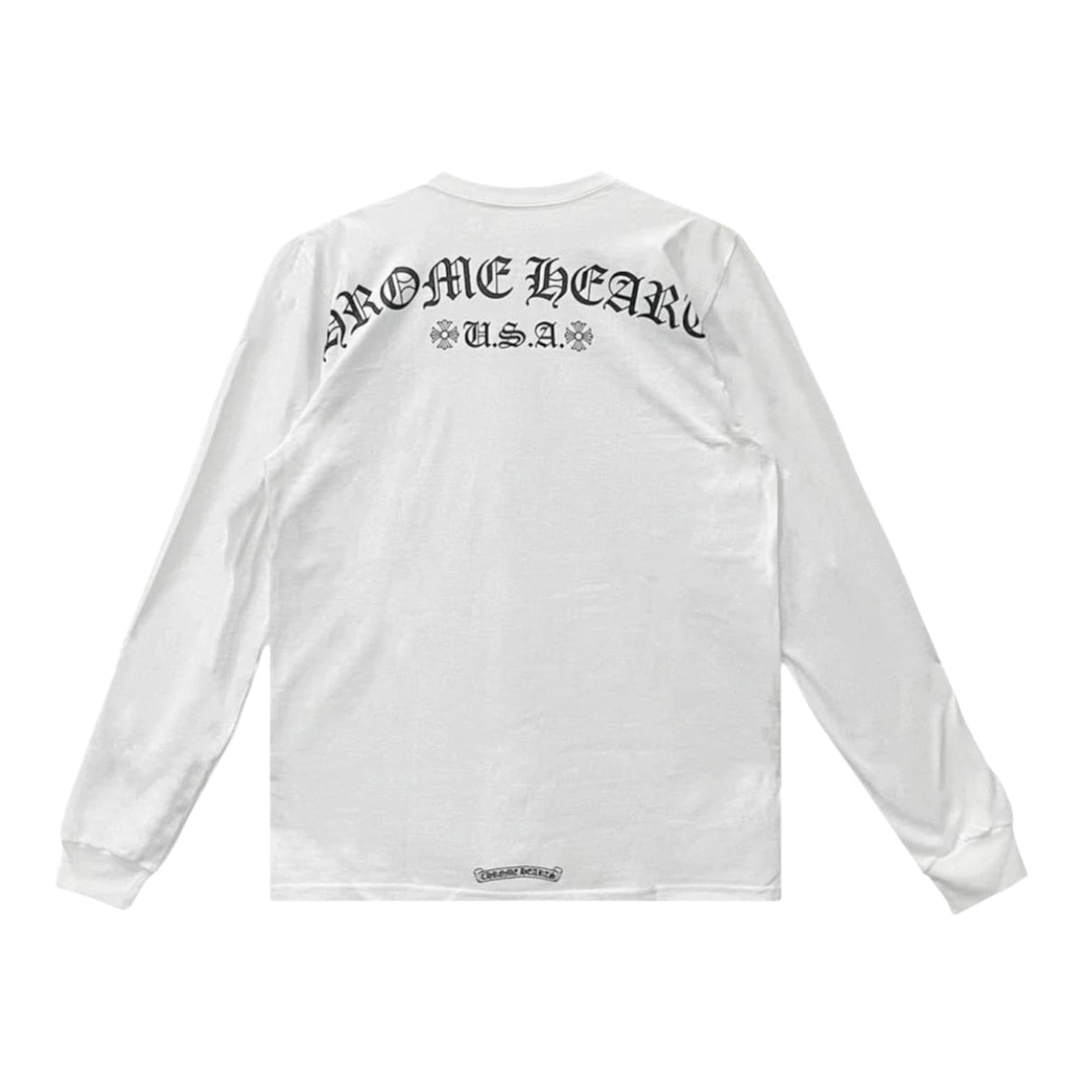 Chrome Hearts U.S.A. Pocket T-Shirt White L/S