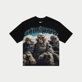 GODSPEED Squadron T-shirt Black Wash