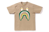 BAPE Colors Shark PONR Tee Beige