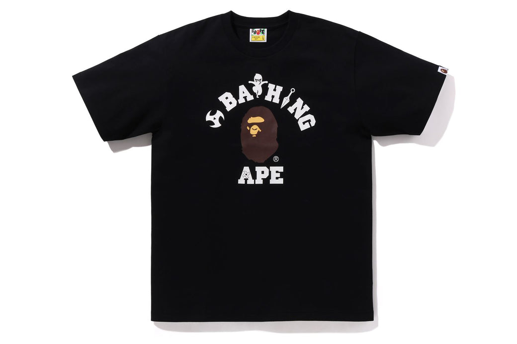 Bape Ninja College Tee Black