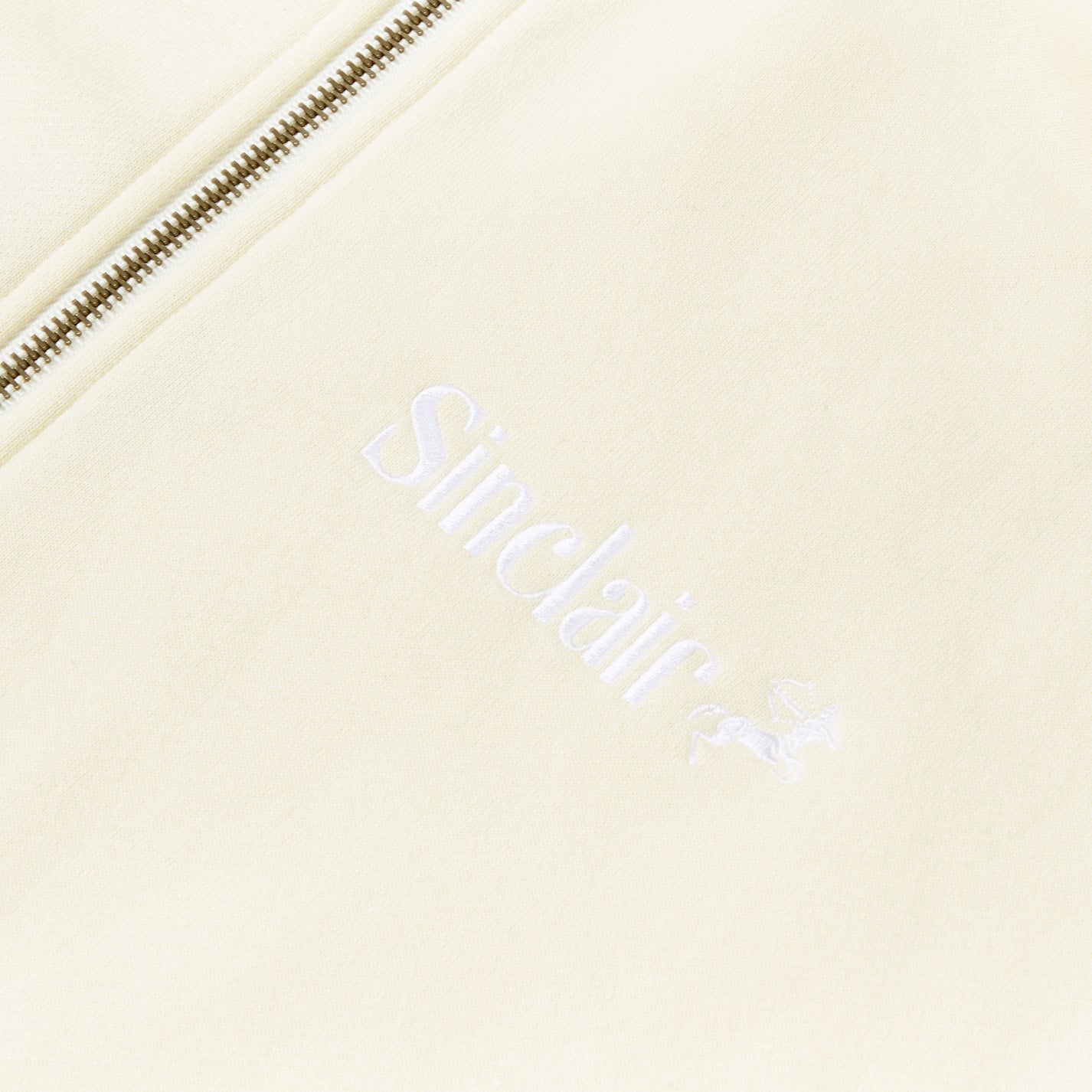 Sinclair Global Sagittarius Zip-Up Hoodie 'CREAM'