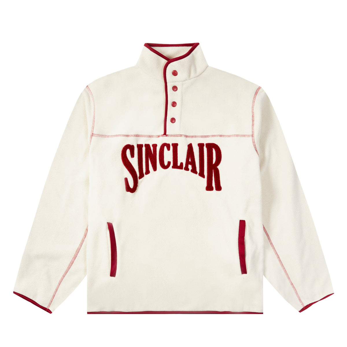 SINCLAIR PRESIDENTIAL POLAR FLEECE PULLOVER 'CREAM'