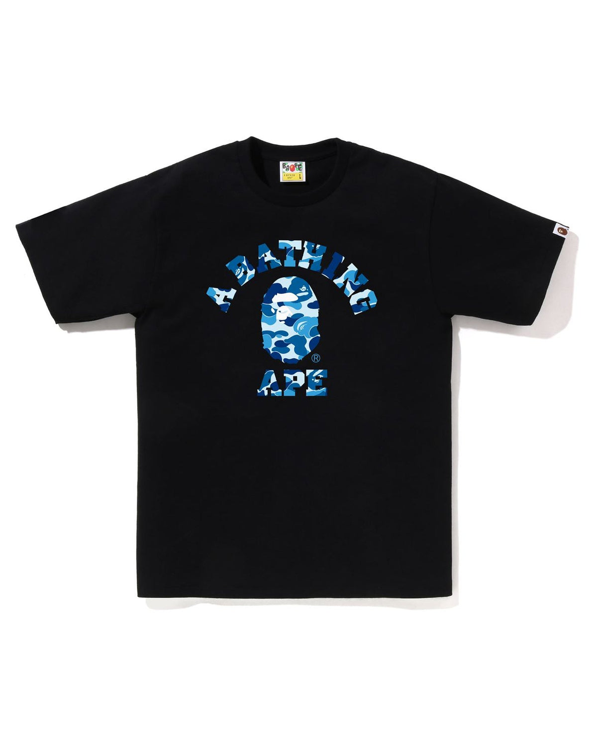 Bape ABC Camo College Tee Black/Blue