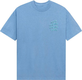 Anti Social Social Club Deeper Than Usual Aquatic Blue Tee