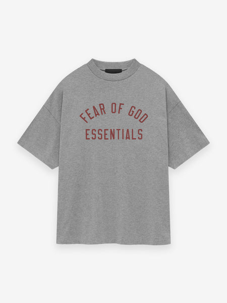 Fear of God Essentials Jersey Crewneck Tee Dark Heather