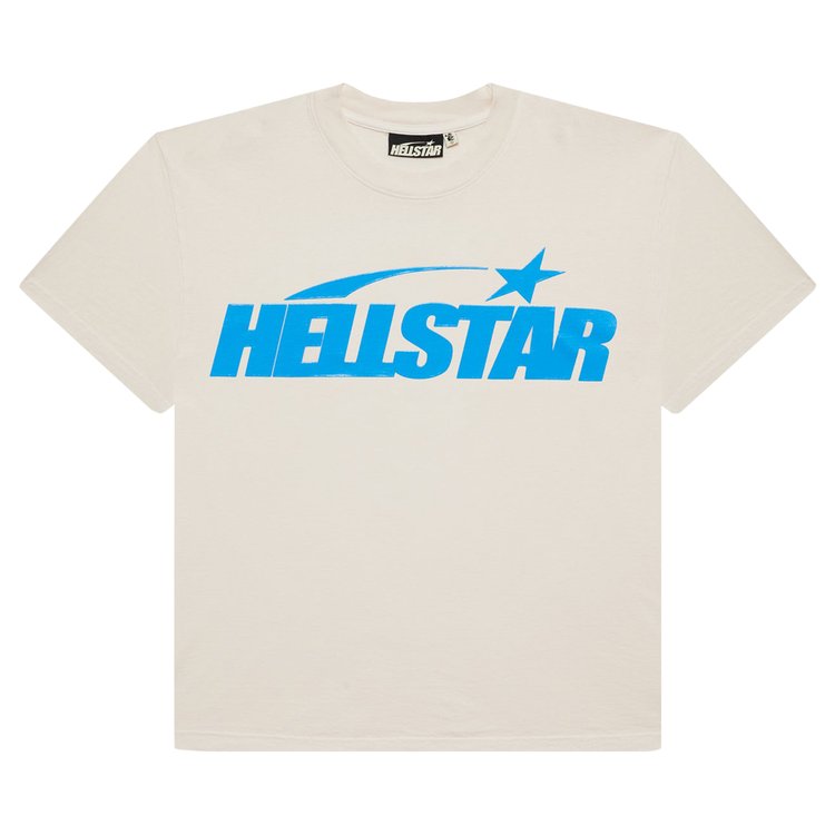 Hellstar Classic T-shirt (Gel Print) White/Blue