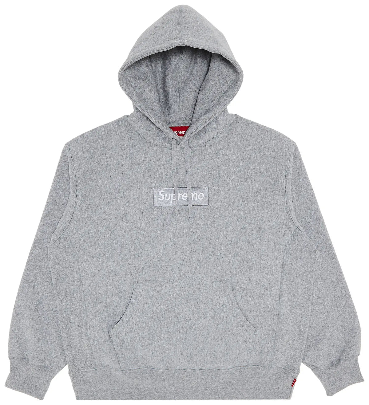 Supreme Box Logo Hooded Sweatshirt 'Heather Grey'