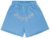 Sp5der OG Web V2 Sweatshort Dusty Blue