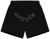 Sp5der OG Web V2 Phantom Sweatshort Black