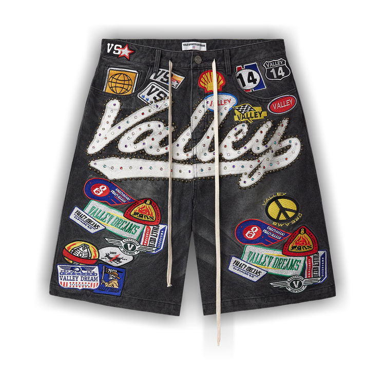 Vale Forever Black 1980s Jorts 'Black/Wash'