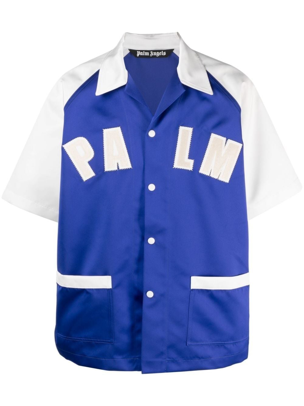 Palm Angels Logo-Embroidered Bowling Shirt