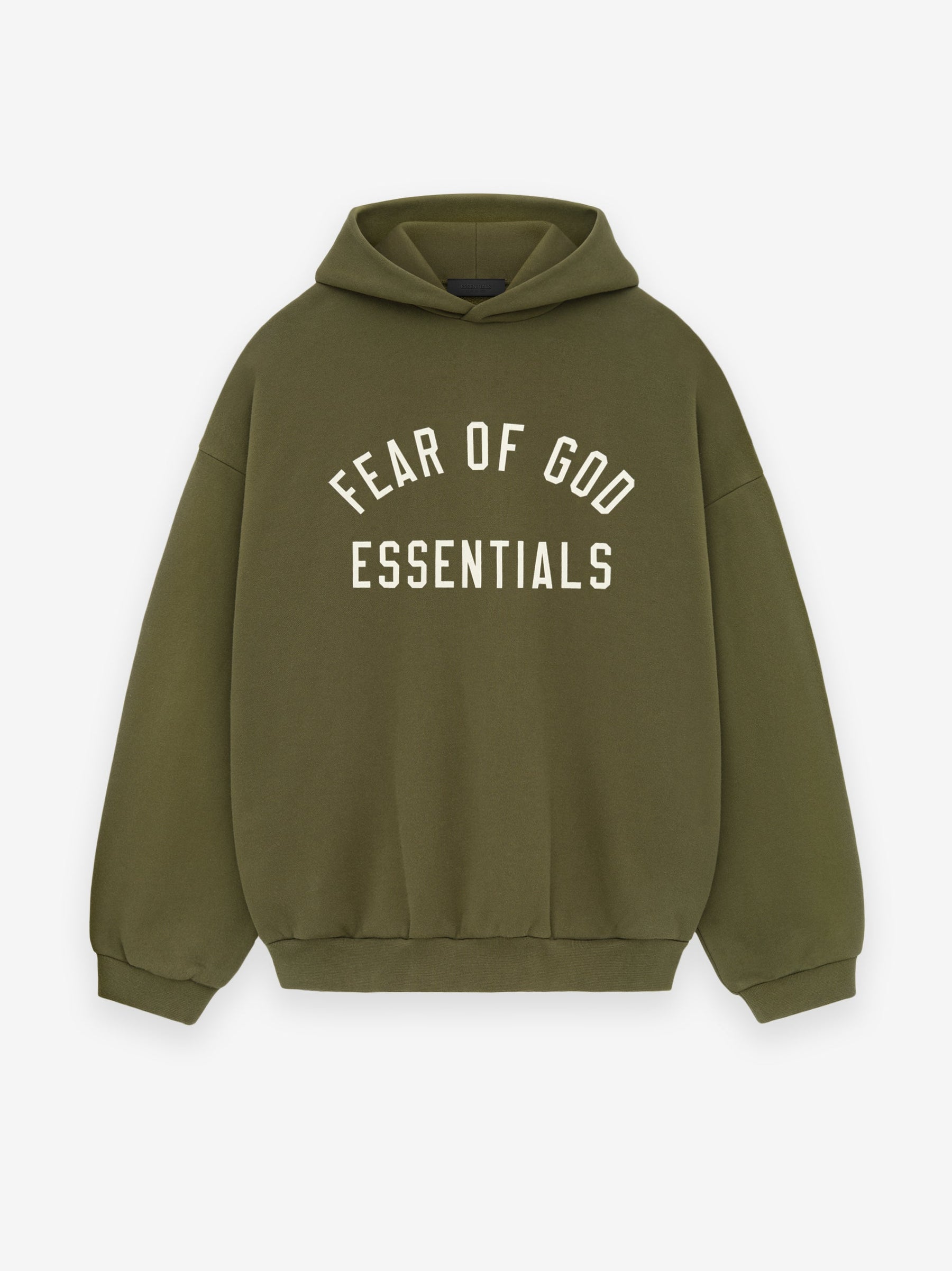 Fear of God Essentials Fleece Hoodie Military