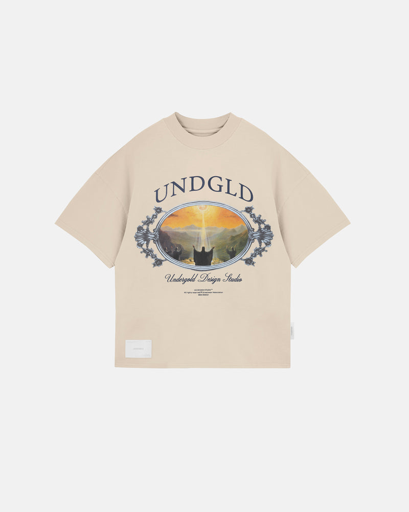 Undergold Rodeo Mirror Boxy T-Shirt Cream