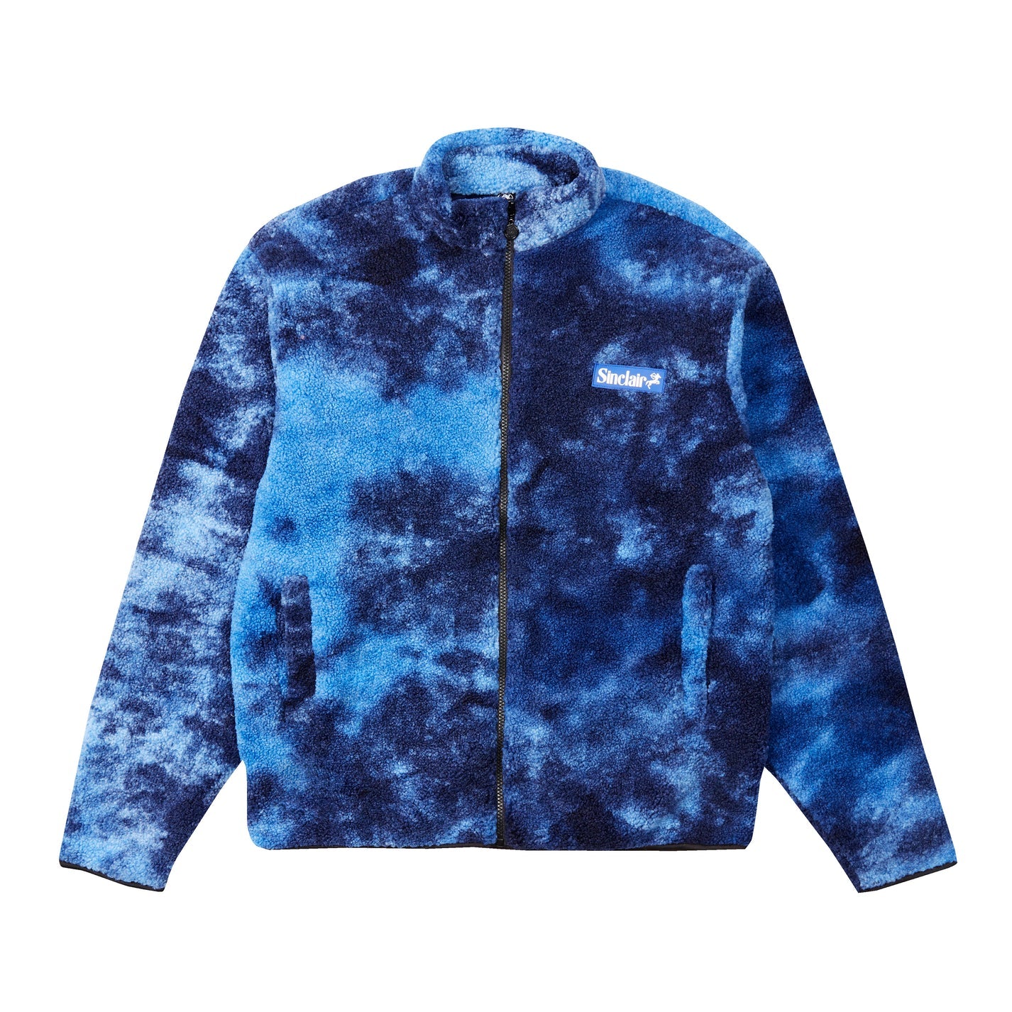 Sinclair Full Zip Cozy Blue Tie Dye