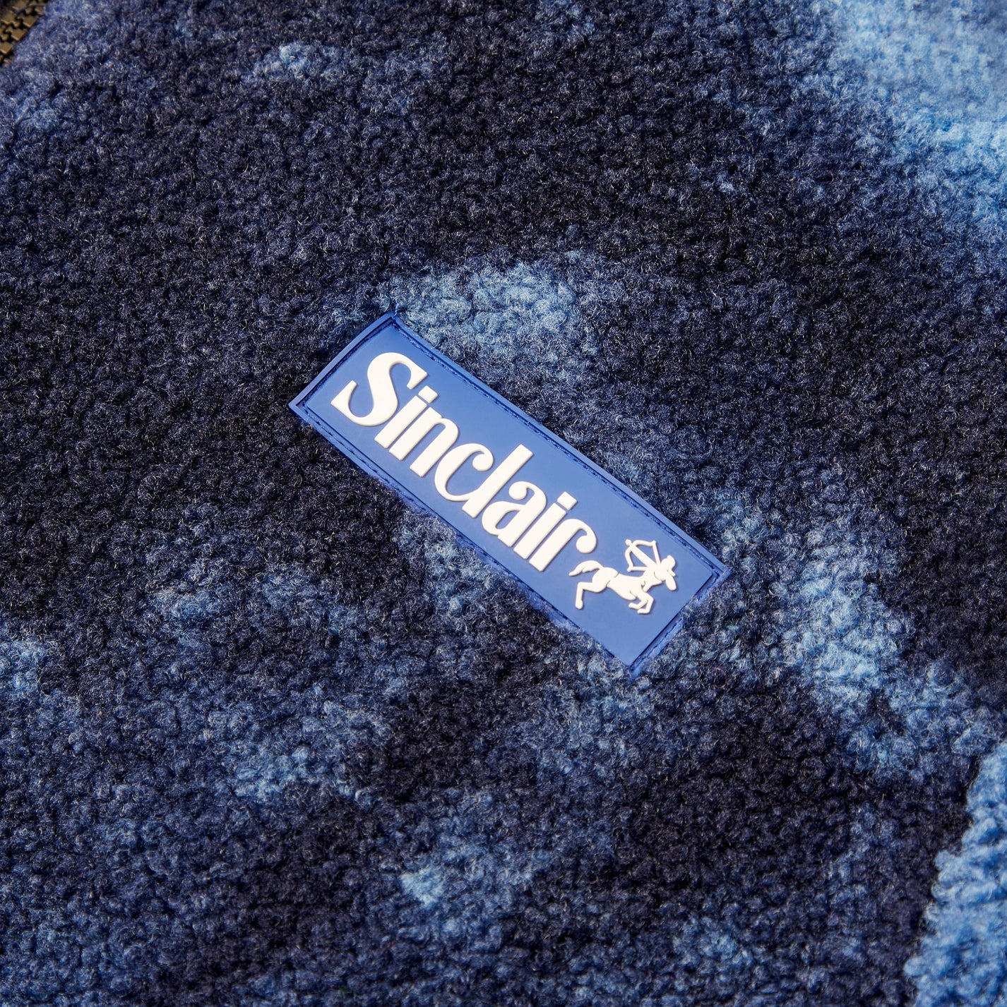 Sinclair Full Zip Cozy Blue Tie Dye