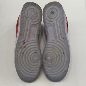 Nike Air Force 1 Low SP Undefeated Multi-Patent Total Orange Size 9.5 (Lightly Worn Pre-Owned)