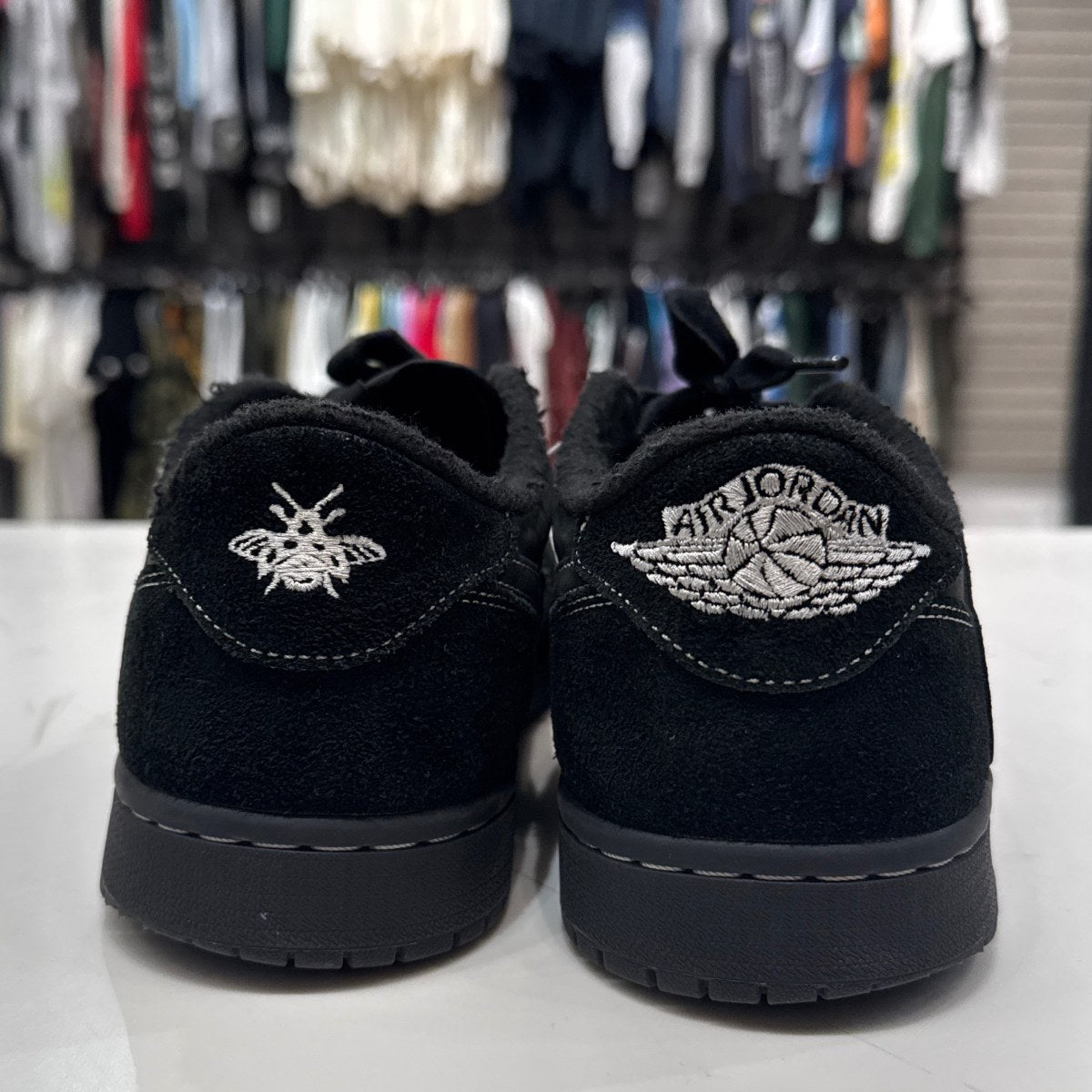 Jordan 1 Retro Low OG SP Travis Scott Black Phantom Size 10.5 (Moderately Worn Pre-Owned)