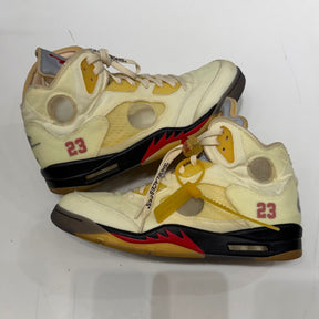 Jordan 5 Retro Off-White Sail Size 14 (Lightly Worn Pre-Owned)