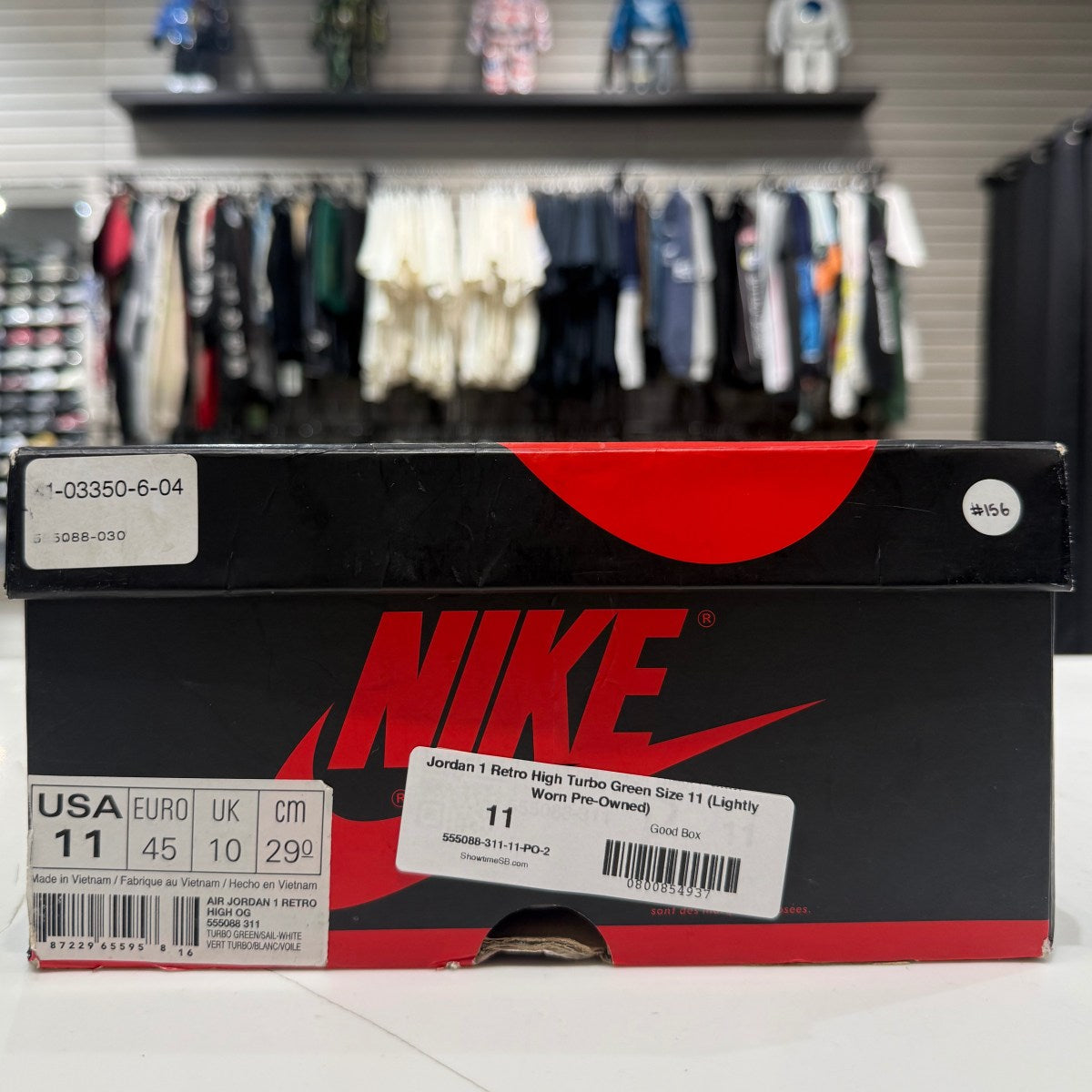 Jordan 1 Retro High Turbo Green Size 11 (Lightly Worn Pre-Owned)
