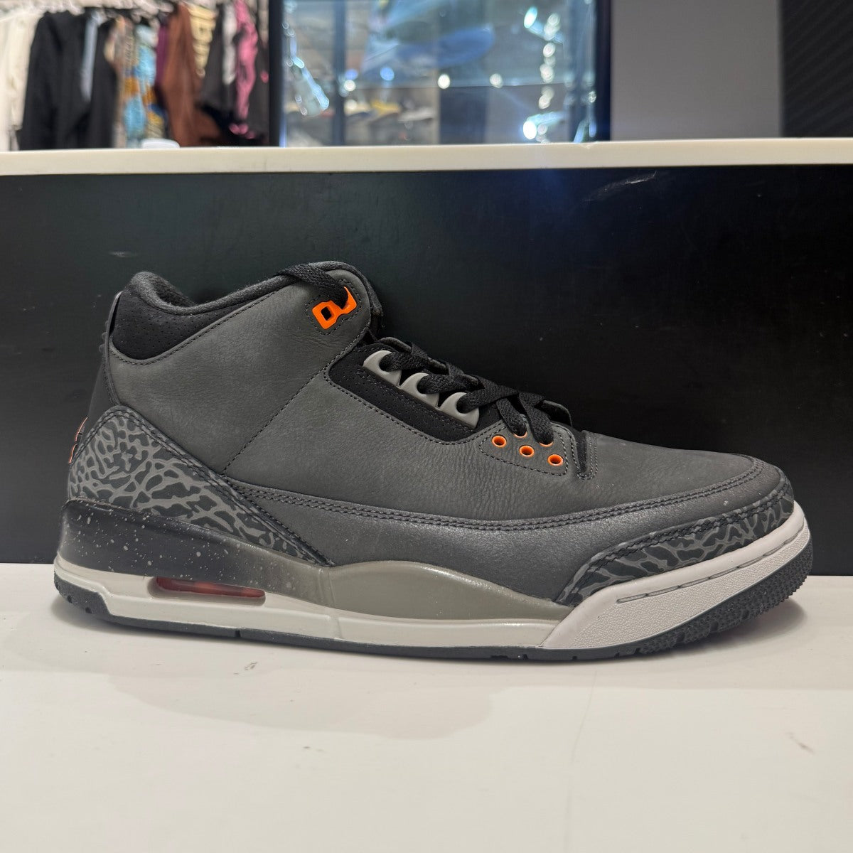 Jordan 3 Retro Fear Pack (2023) Size 11 (Lightly Worn Pre-Owned)