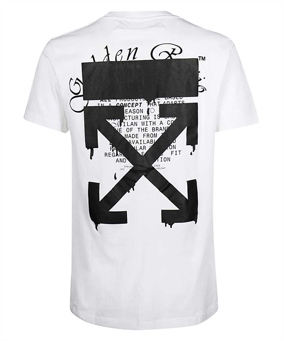 Off-White Slim Fit Dripping Arrows T-shirt White/Black