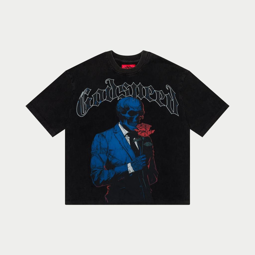 GODSPEED Smell The Roses T-Shirt Black Wash