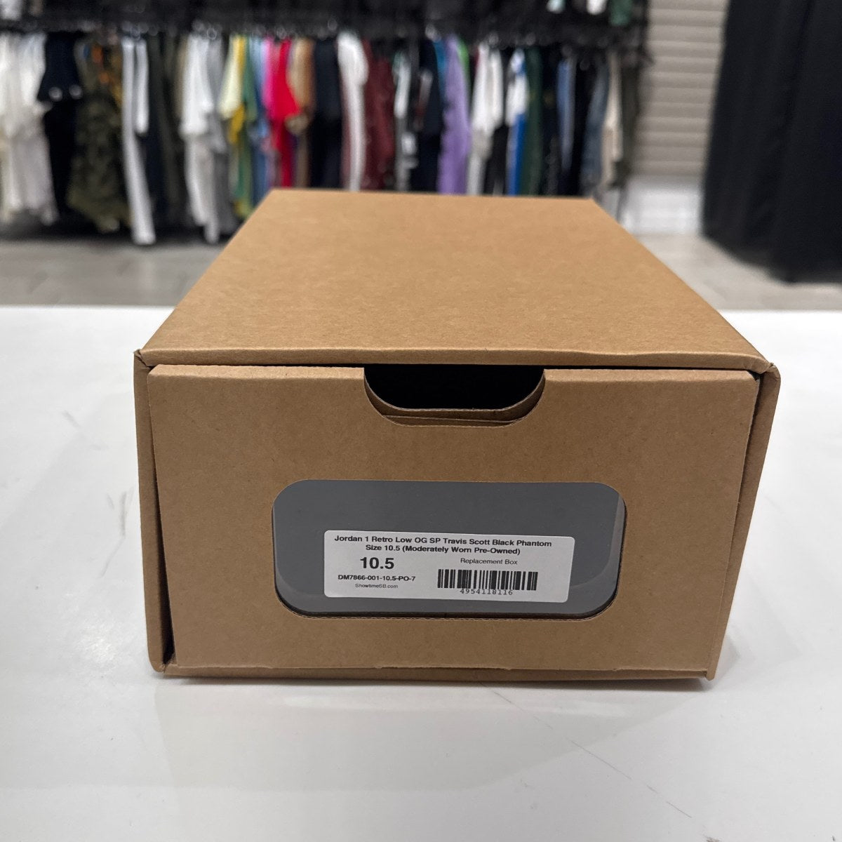 Jordan 1 Retro Low OG SP Travis Scott Black Phantom Size 10.5 (Moderately Worn Pre-Owned)