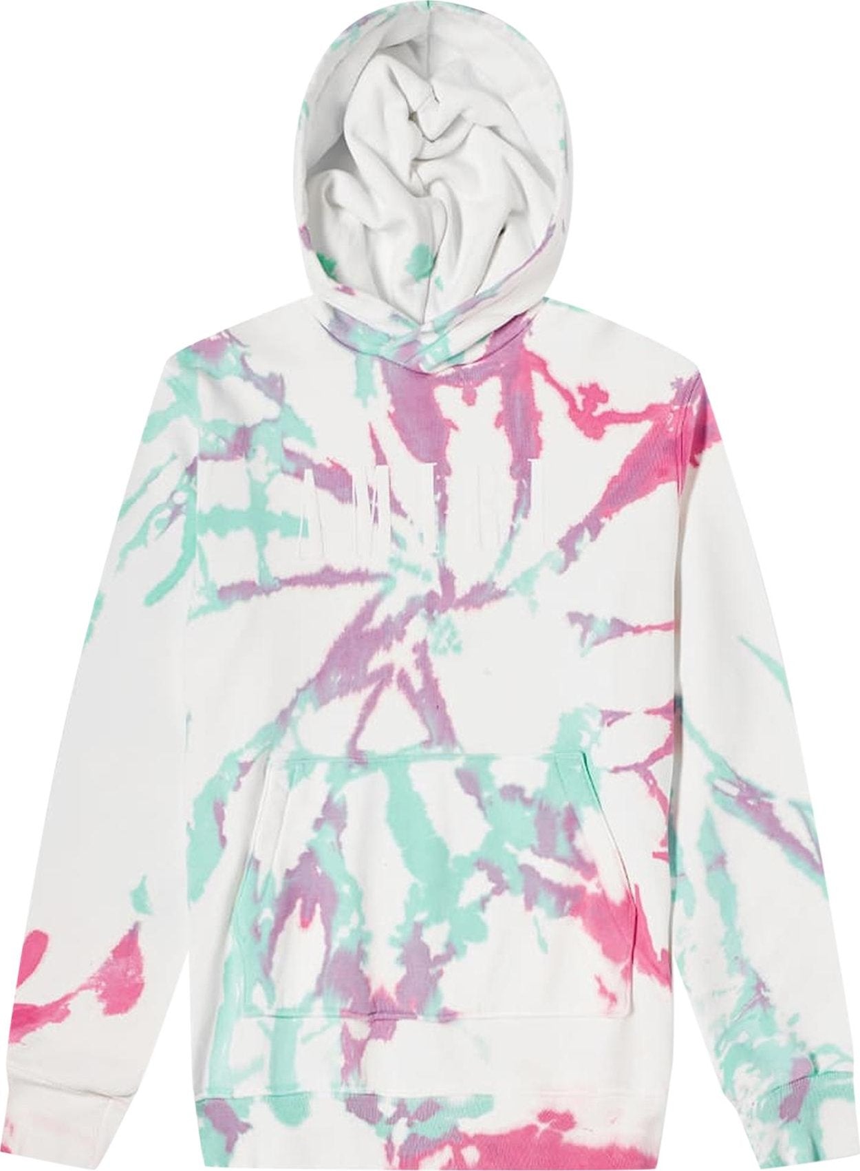 Amiri Logo Print Tye Dye Hoodie