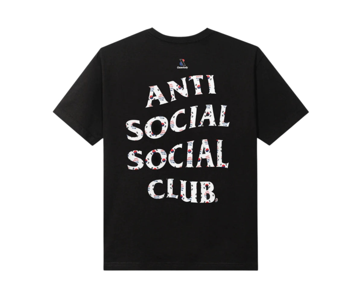 Anti Social Social Club Case Study Flag T-Shirt Black