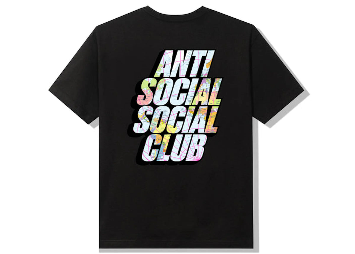 Anti Social Social Club Drop A Pin T-Shirt Black