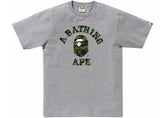 Bape 1st Camo College Tee Grey/Green (SS24)