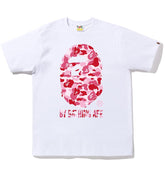 Bape ABC Camo By Bathing Ape Tee White/Pink