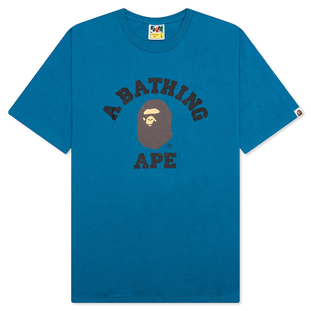 BAPE College Tee (SS24) Blue